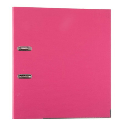 Biblioraft plastifiat 75 mm Fucsia