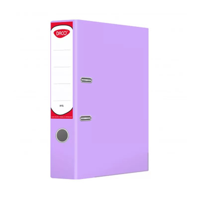 Biblioraft plastifiat 75 mm lila