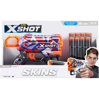 Blaster X-SHOT Skins Menace, 8 proiectile