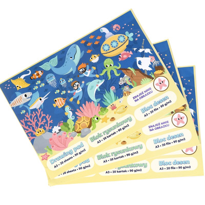 Bloc de desen Strigo A3 cu 20 file 90g, SPA088