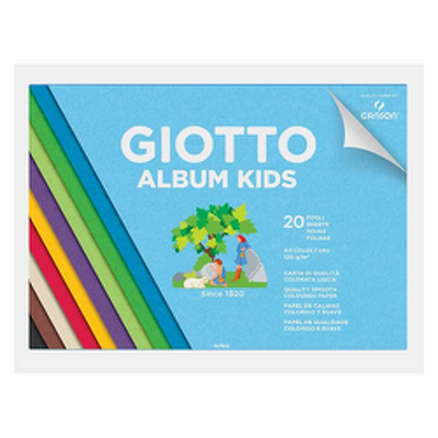 Bloc desen A4, 120gr, 20 coli/set, GIOTTO Album Kids