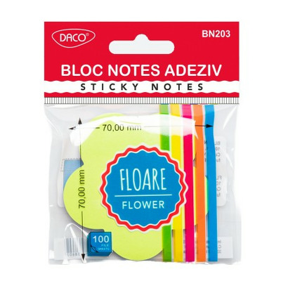 Bloc notes adeziv Floare, BN203