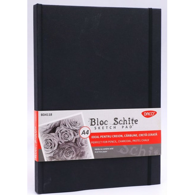 Bloc  schite A4 110g, 80 file, BD4118