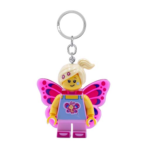Breloc LEGO Iconic cu LED - Fata Fluture