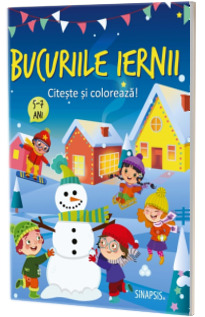 Bucuriile Iernii  citeste si coloreaza!