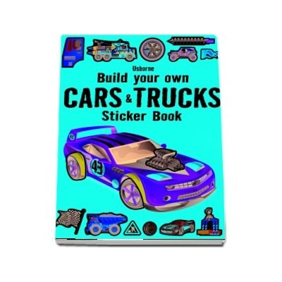 Build your own cars and trucks sticker book