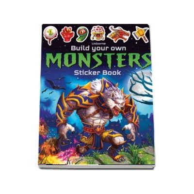 Build your own monsters sticker book