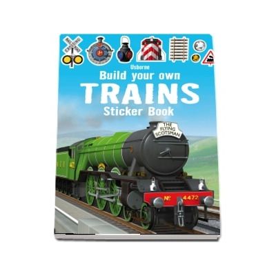 Build your own trains sticker book