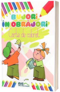 Bujori in obrajori (carte de colorat)