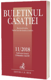 Buletinul Casatiei nr. 11/2018