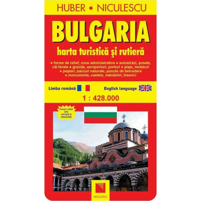 Bulgaria. Harta turistica si rutiera