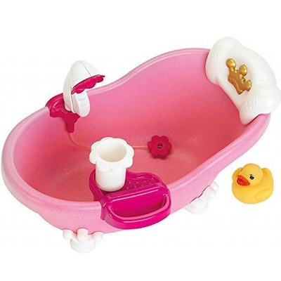 Cadita Klein de Baie SPA cu Functie de Spumare si Dus pentru Papusa Printesa Coralie