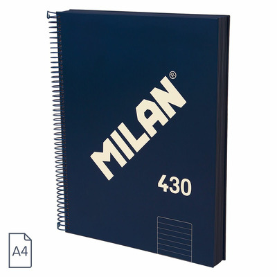 Caiet A4 120 file romana spira Albastru MILAN