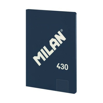 Caiet A4 48 file matematica cusut MILAN albastru