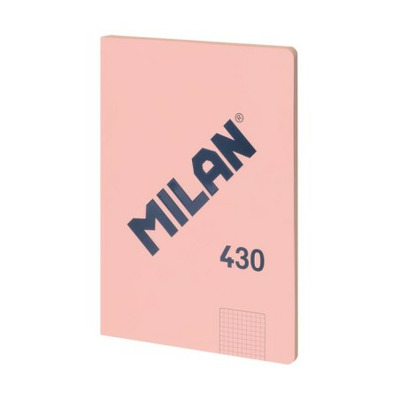 Caiet A4 48 file matematica cusut MILAN roz