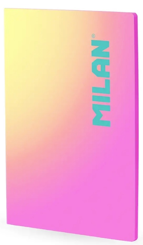 Caiet A4 48 file matematica cusut Roz Sunset