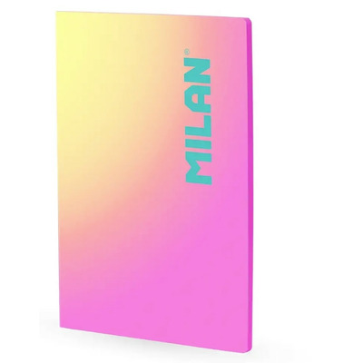 Caiet A4 48 file matematica cusut roz sunset