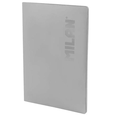 Caiet A4 48 file romana cusut gri Shadow