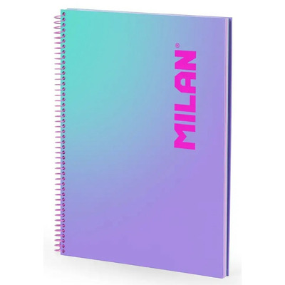 Caiet A4 90 file matematica spira Mov Sunset