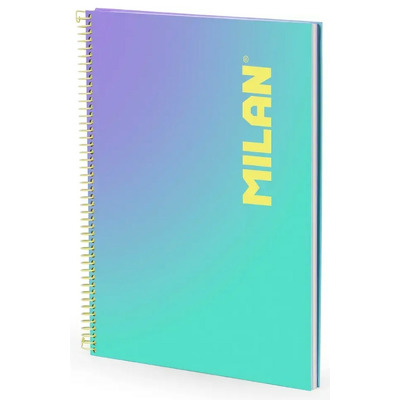 Caiet A4 90 file matematica spira Verde Sunset