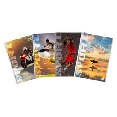 Caiet A4, pentru matematica cu 60 file, hartie 80 g/m2, coperta carton 300 g/m2