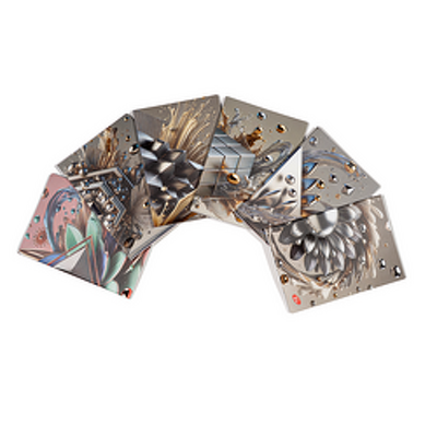 Caiet A5, 48 file, 80gsm, coperta carton 300gsm, design 3D arts - matematica