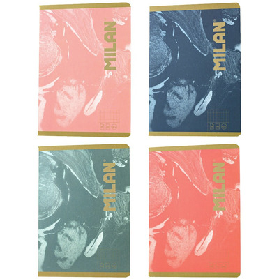Caiet A5 48 file matematica coperta carton Lava