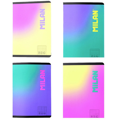 Caiet A5 48 file matematica coperta carton Sunset