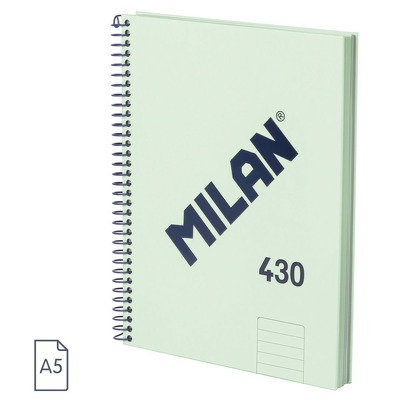 Caiet A5 80 file romana spira verde