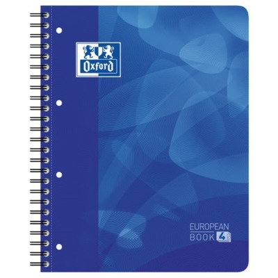 Caiet cu spirala A4 , Oxford School Projectbook, 4cul x30 file-90g/mp, Scribzee, coperta PP-dictando