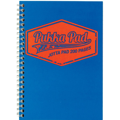 Caiet cu spirala Pukka Pads Jotta Neon A5 matematica albastru