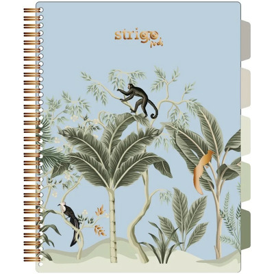 Caiet cu spirala si separatoare, STRIGO PADS Project Book Africa, B5, Matematica