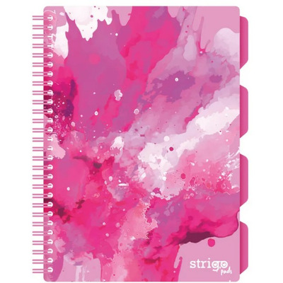 Caiet cu spirala si separatoare, STRIGO PADS Project Book Fusion B5, Matematica