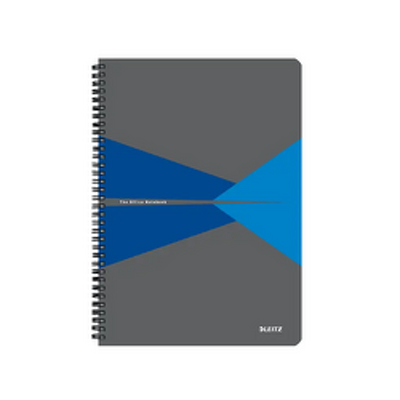 Caiet de birou cu certificare FSC, reciclabil, A5, 90 coli, cu spira, matematica