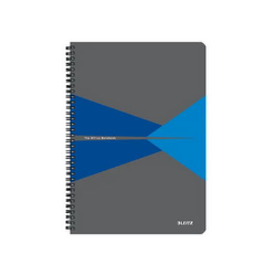 Caiet de birou Office, carton laminat, certificare FSC, reciclabil, A4, 90 coli, cu spira, dictando