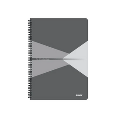 Caiet de birou Office, carton laminat, certificare FSC, reciclabil, A4, 90 coli, cu spira, matematica