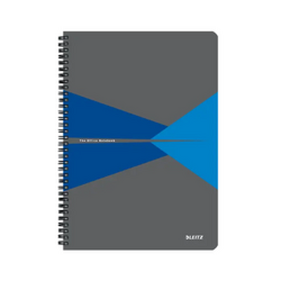 Caiet de birou Office, carton laminat, certificare FSC, reciclabil, A4, 90 coli, cu spira, matematica