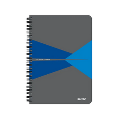 Caiet de birou Office, carton laminat, certificare FSC, reciclabil, A5, 90 coli, cu spira, dictando
