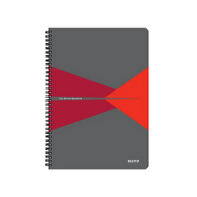 Caiet de birou PP, certificare FSC, reciclabil, A4, 90 coli, cu spira, matematica