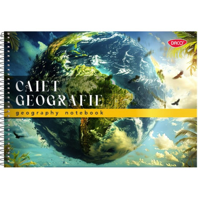 Caiet de geografie A4 cu 24 file si spira Caiet de geografie A4 cu 24 file si spira