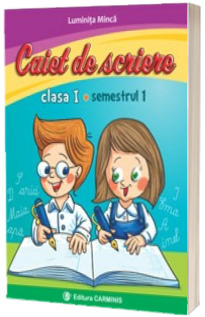 Caiet de scriere pentru clasa I, semestrul I (Stare: noua, cu defecte la coperta)