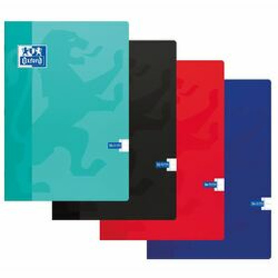 Caiet OXFORD School Touch, A4, 36 file - 90g/mp, coperta carton assorted colors, liniat stanga - dic