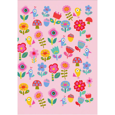 Caiet scolar STRIGO FLOWERS 2, A5, dictando, 60 file, hartie 70g FSC, coperta glossy laminate