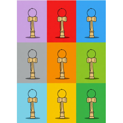 Caiet scolar STRIGO KENDAMA, A5, dictando, 32 file, hartie 70g FSC, coperta glossy laminate
