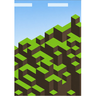 Caiet scolar STRIGO MINECRAFT, A5, dictando, 48 file, hartie 70g FSC, coperta glossy laminate
