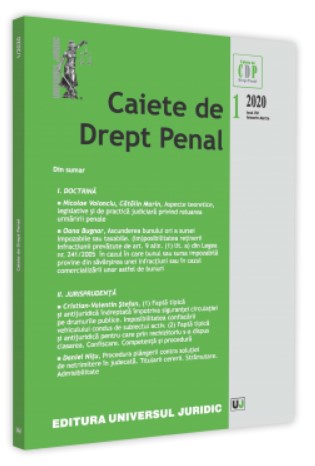 Caiete de drept penal nr. 1/2020