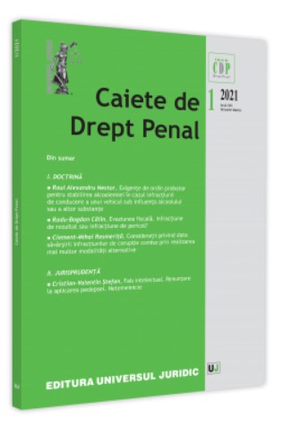 Caiete de drept penal nr. 1/2021