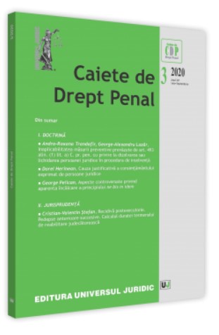 Caiete de drept penal nr. 3/2020