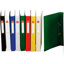 Caiet mecanic A5, plastifiat PP, 2 inele - D25mm, ESSELTE Standard - albastru vivida