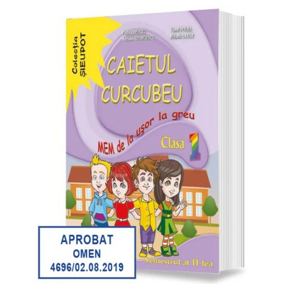 Caietul Curcubeu MEM de la usor la greu – Clasa I, Modulele III, IV si V